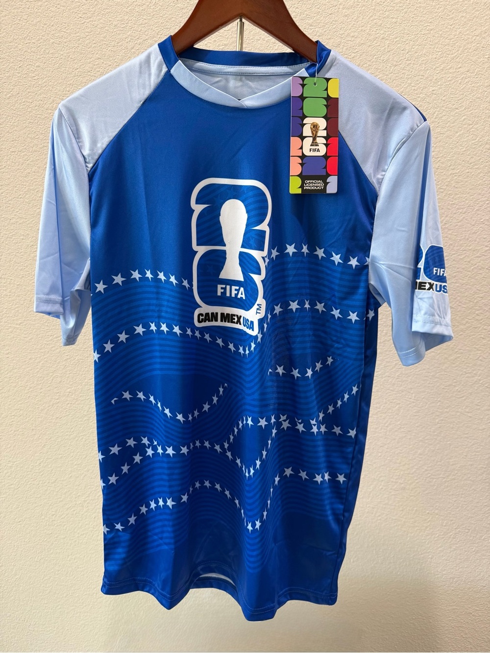 FIFA Blue Men's Jersey - CAN MEX USA Tournament Shirt